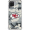 NFL Kansas City Chiefs Camo Galaxy A12 Clear Case