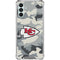 NFL Kansas City Chiefs Camo Galaxy A13 5G Clear Case