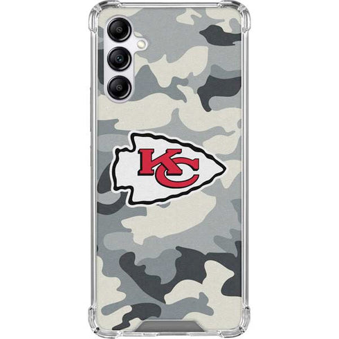 NFL Kansas City Chiefs Camo Galaxy A15 5G Clear Case