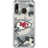 NFL Kansas City Chiefs Camo Galaxy A30 Clear Case