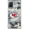 NFL Kansas City Chiefs Camo Galaxy A51 5G Clear Case
