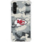NFL Kansas City Chiefs Camo Galaxy A54 5G Clear Case