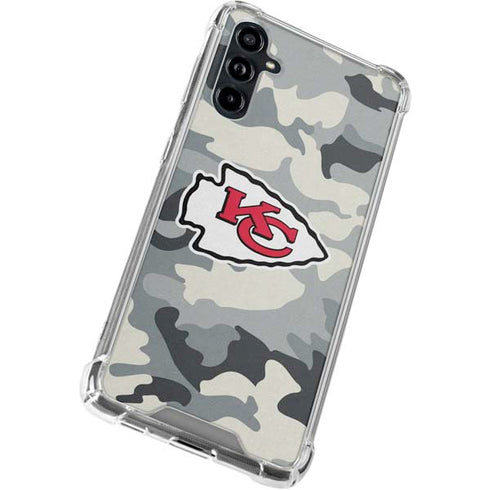 NFL Kansas City Chiefs Camo Galaxy A54 5G Clear Case