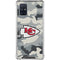 NFL Kansas City Chiefs Camo Galaxy A71 5G Clear Case