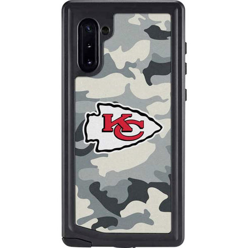 NFL Kansas City Chiefs Camo Galaxy Note 10 Waterproof Case