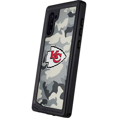 NFL Kansas City Chiefs Camo Galaxy Note 10 Waterproof Case