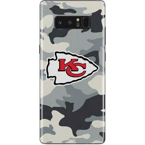 NFL Kansas City Chiefs Camo Galaxy Note 8 Skin
