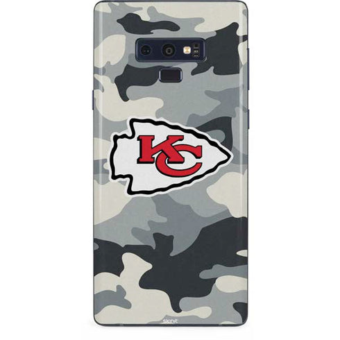 NFL Kansas City Chiefs Camo Galaxy Note 9 Skin