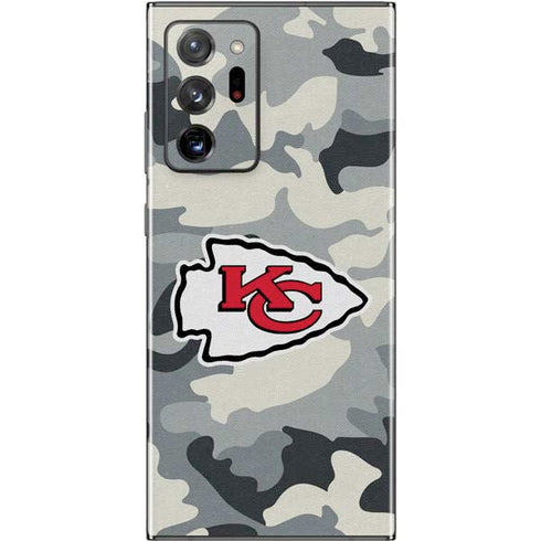 NFL Kansas City Chiefs Camo Galaxy Note20 Ultra 5G Skin