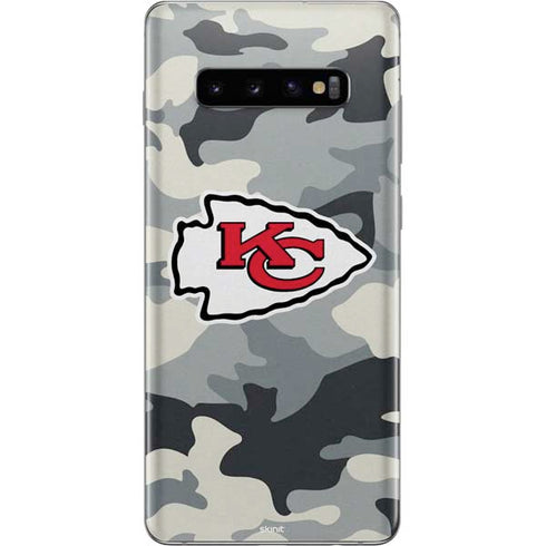 NFL Kansas City Chiefs Camo Galaxy S10 Plus Skin