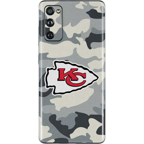 NFL Kansas City Chiefs Camo Galaxy S20 Fan Edition Skin