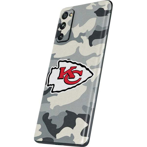 NFL Kansas City Chiefs Camo Galaxy S20 Fan Edition Skin