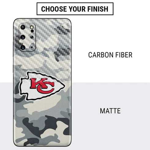 NFL Kansas City Chiefs Camo Galaxy S20 Plus Skin