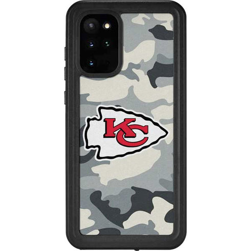 NFL Kansas City Chiefs Camo Galaxy S20 Plus Waterproof Case