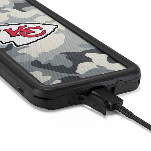 NFL Kansas City Chiefs Camo Galaxy S20 Plus Waterproof Case