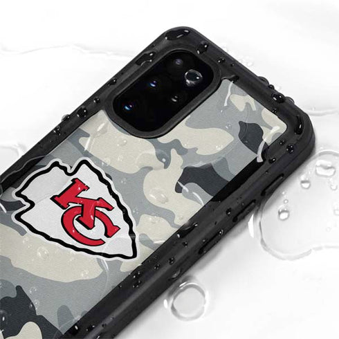 NFL Kansas City Chiefs Camo Galaxy S20 Plus Waterproof Case