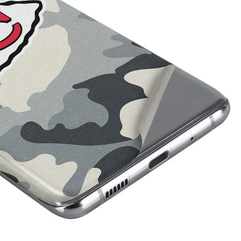 NFL Kansas City Chiefs Camo Galaxy S20 Skin