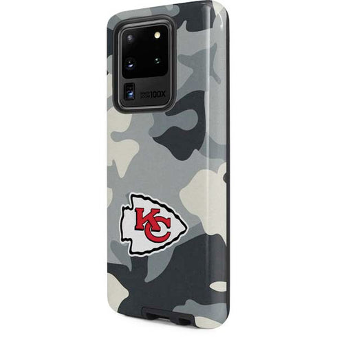 NFL Kansas City Chiefs Camo Galaxy S20 Ultra 5G Pro Case