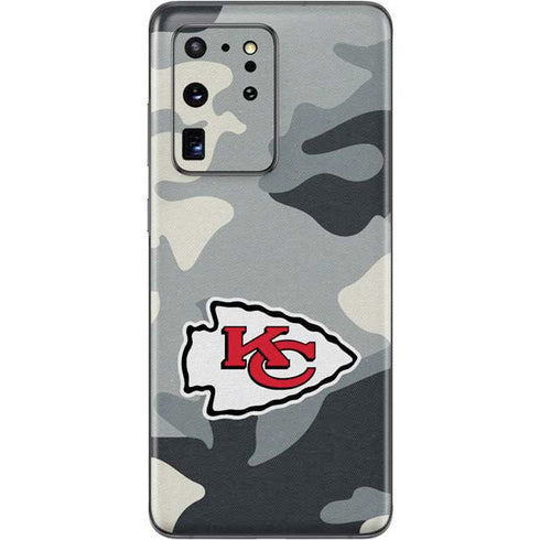 NFL Kansas City Chiefs Camo Galaxy S20 Ultra 5G Skin