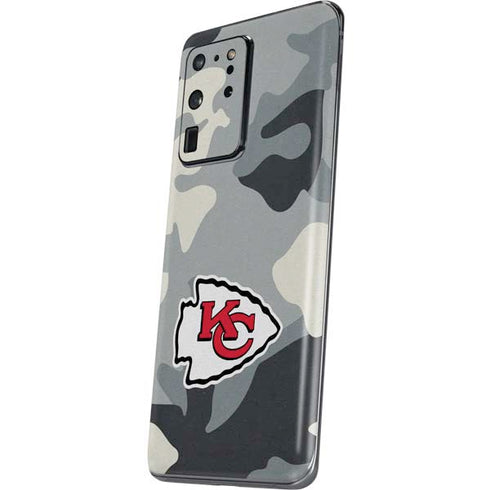 NFL Kansas City Chiefs Camo Galaxy S20 Ultra 5G Skin