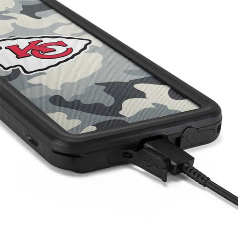 NFL Kansas City Chiefs Camo Galaxy S20 Waterproof Case