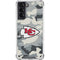 NFL Kansas City Chiefs Camo Galaxy S21 5G Clear Case