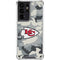 NFL Kansas City Chiefs Camo Galaxy S21 Ultra 5G Clear Case
