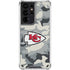 NFL Kansas City Chiefs Camo Galaxy S21 Ultra 5G Clear Case
