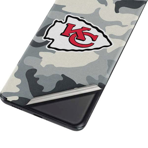 NFL Kansas City Chiefs Camo Galaxy S21 Ultra 5G Skin