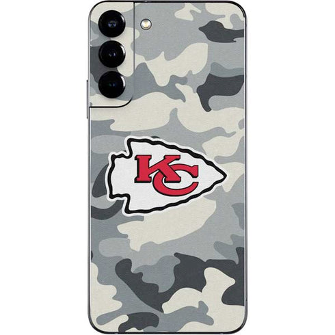 NFL Kansas City Chiefs Camo Galaxy S22 Plus Skin