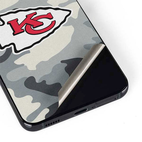 NFL Kansas City Chiefs Camo Galaxy S22 Plus Skin