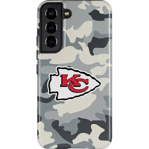 NFL Kansas City Chiefs Camo Galaxy S22 Pro Case