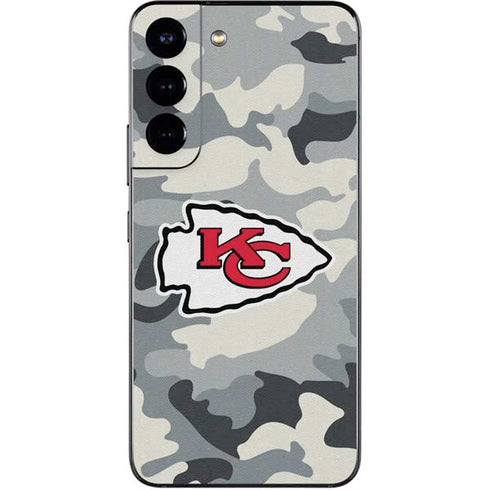 NFL Kansas City Chiefs Camo Galaxy S22 Skin