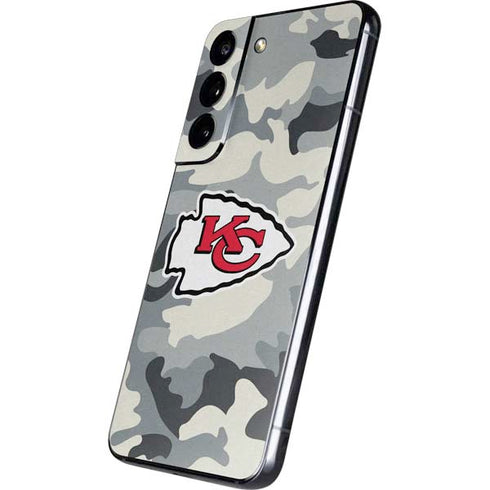 NFL Kansas City Chiefs Camo Galaxy S22 Skin