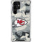 NFL Kansas City Chiefs Camo Galaxy S22 Ultra Clear Case