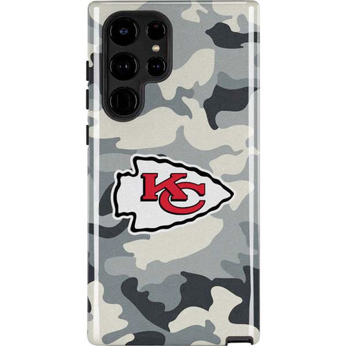NFL Kansas City Chiefs Camo Galaxy S22 Ultra Pro Case