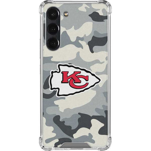 NFL Kansas City Chiefs Camo Galaxy S23 Plus Clear Case