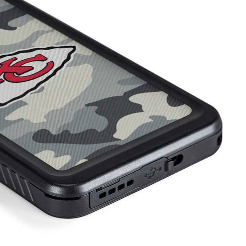 NFL Kansas City Chiefs Camo Galaxy S23 Plus Waterproof Case