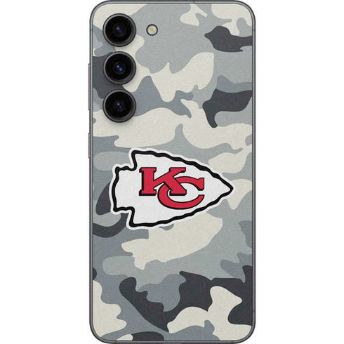 NFL Kansas City Chiefs Camo Galaxy S23 Skin