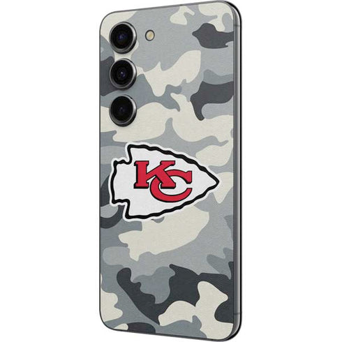 NFL Kansas City Chiefs Camo Galaxy S23 Skin