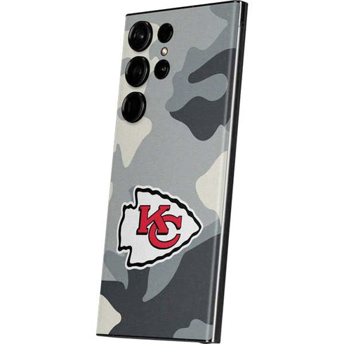 NFL Kansas City Chiefs Camo Galaxy S23 Ultra Skin