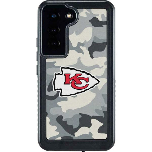 NFL Kansas City Chiefs Camo Galaxy S23 Waterproof Case