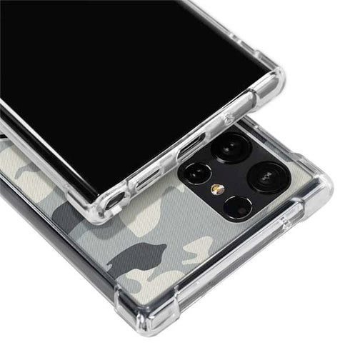 NFL Kansas City Chiefs Camo Galaxy S24 Ultra Clear Case
