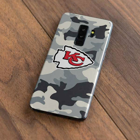 NFL Kansas City Chiefs Camo Galaxy S9 Plus Skin