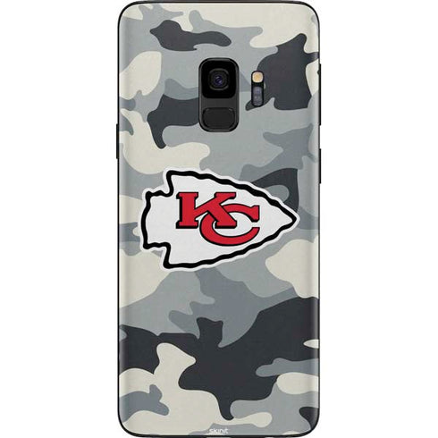 NFL Kansas City Chiefs Camo Galaxy S9 Skin