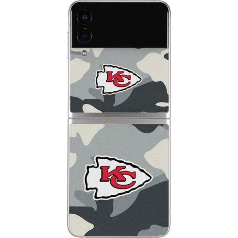 NFL Kansas City Chiefs Camo Galaxy Z Flip3 5G Skin