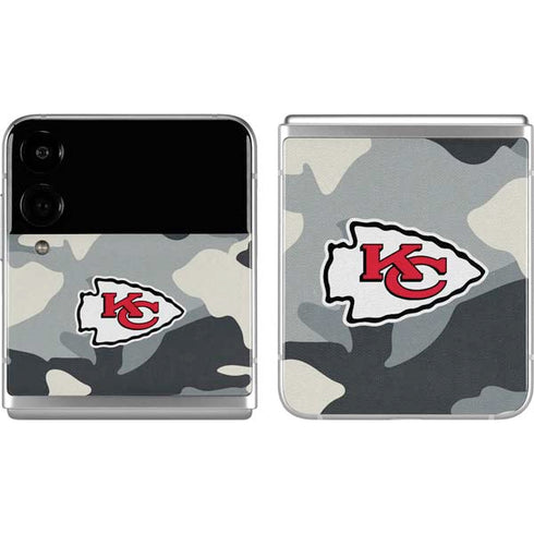 NFL Kansas City Chiefs Camo Galaxy Z Flip4 5G Skin