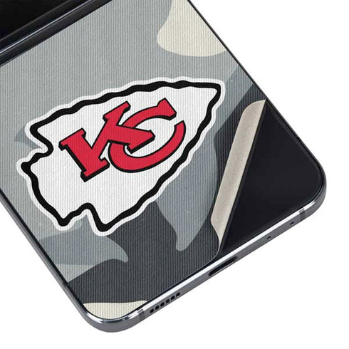 NFL Kansas City Chiefs Camo Galaxy Z Flip5 5G Skin