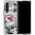 NFL Kansas City Chiefs Camo Galaxy Z Fold4 5G Clear Case