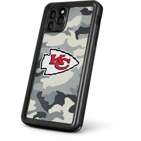 NFL Kansas City Chiefs Camo iPhone 11 Pro Max Waterproof Case